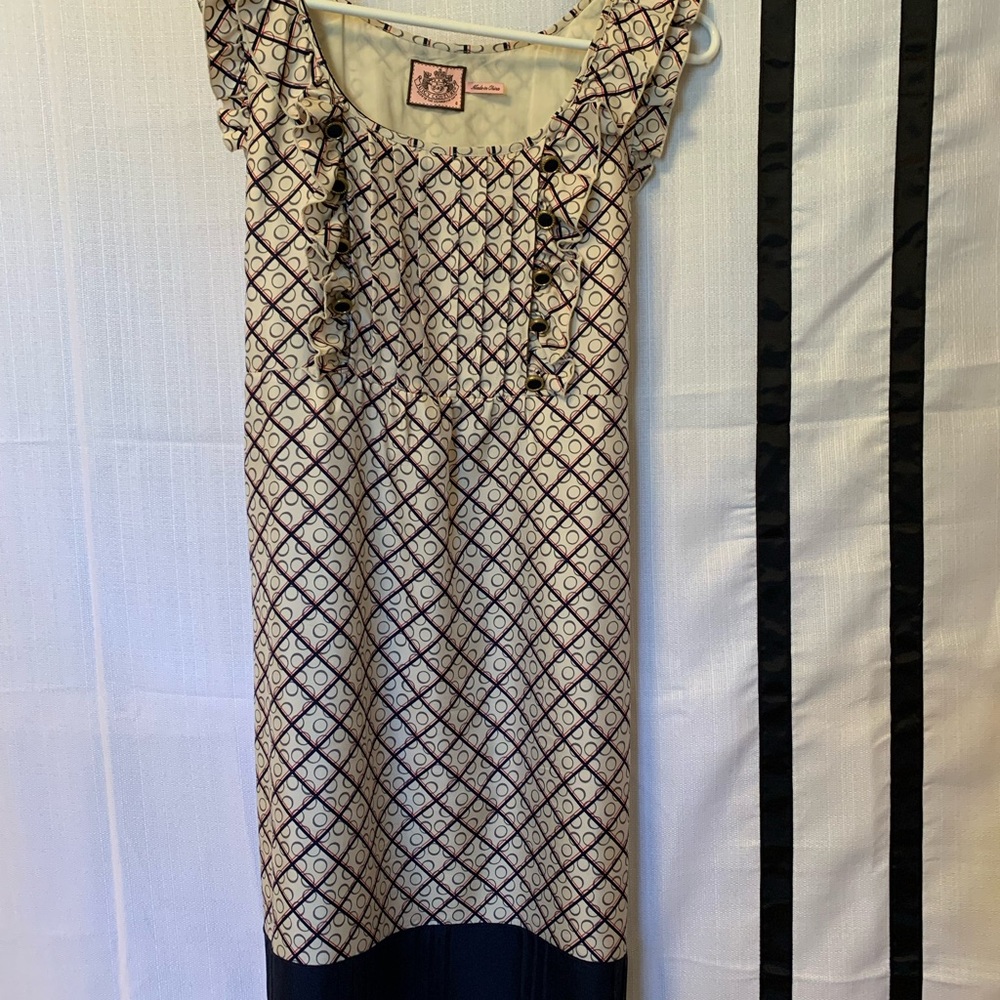 Juicy Couture Midi Sundress with Flutter Cap Sleeves